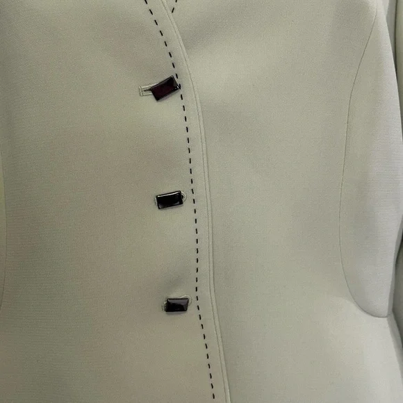 Tahari Jacket Green Pistachio Size 16P - Picture 9 of 12